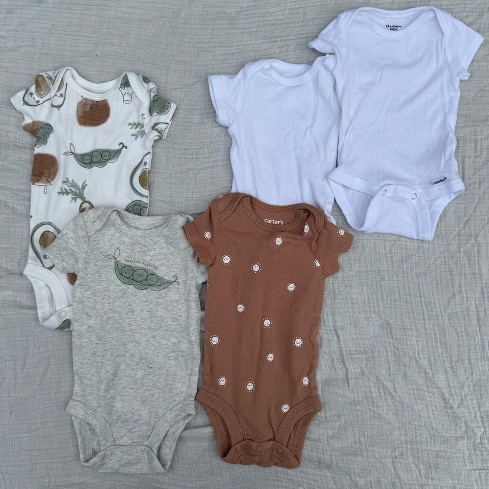 Carter's Baby Short Sleeeve Bodysuit Set